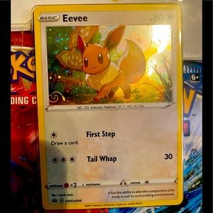 Pokémon EEVEE super rare Galaxy Swirl Holo Promo